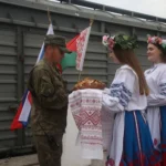До білорусі прибув перший ешелон військових рф для навчань