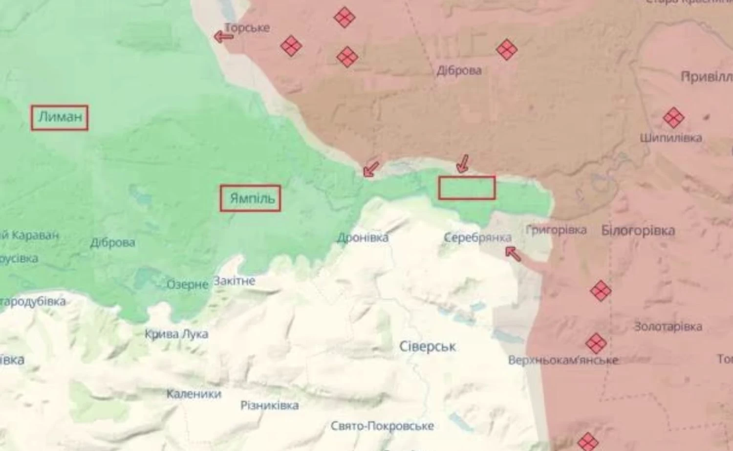 Британська розвідка: рф посилила тиск у Серебрянському лісі, послабивши активність на півночі України, для чого це окупантам?